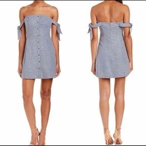 NEW ASTR THE LABEL Araceli Off the Shoulder Mini Short Dress- Size M